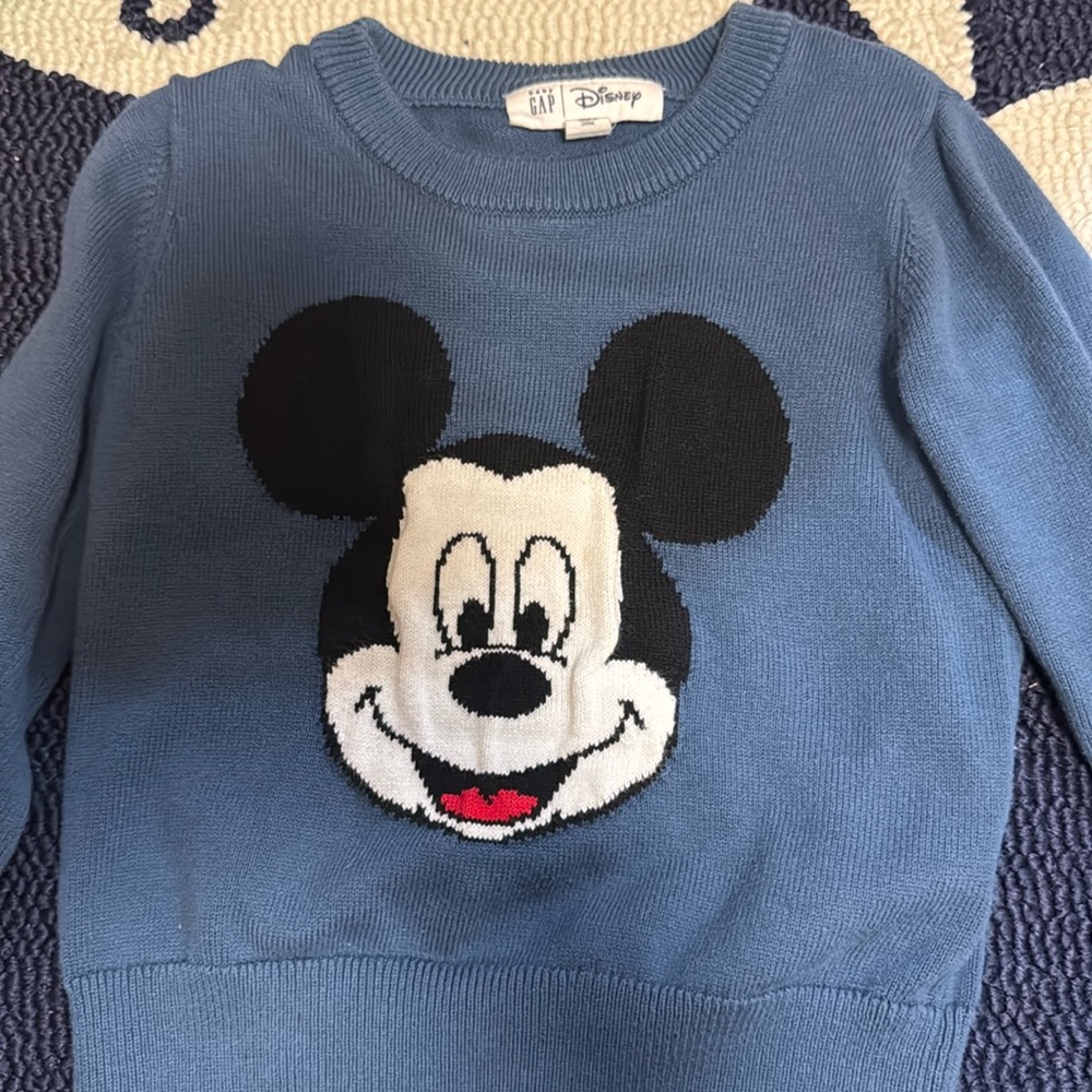 Blue-ish Mickey Sweater!